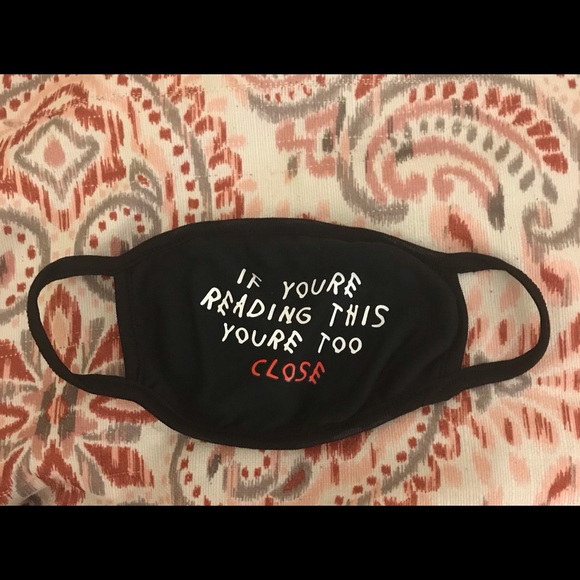 “Too Close” Face Mask - 2 Packs - Picture 3 of 3